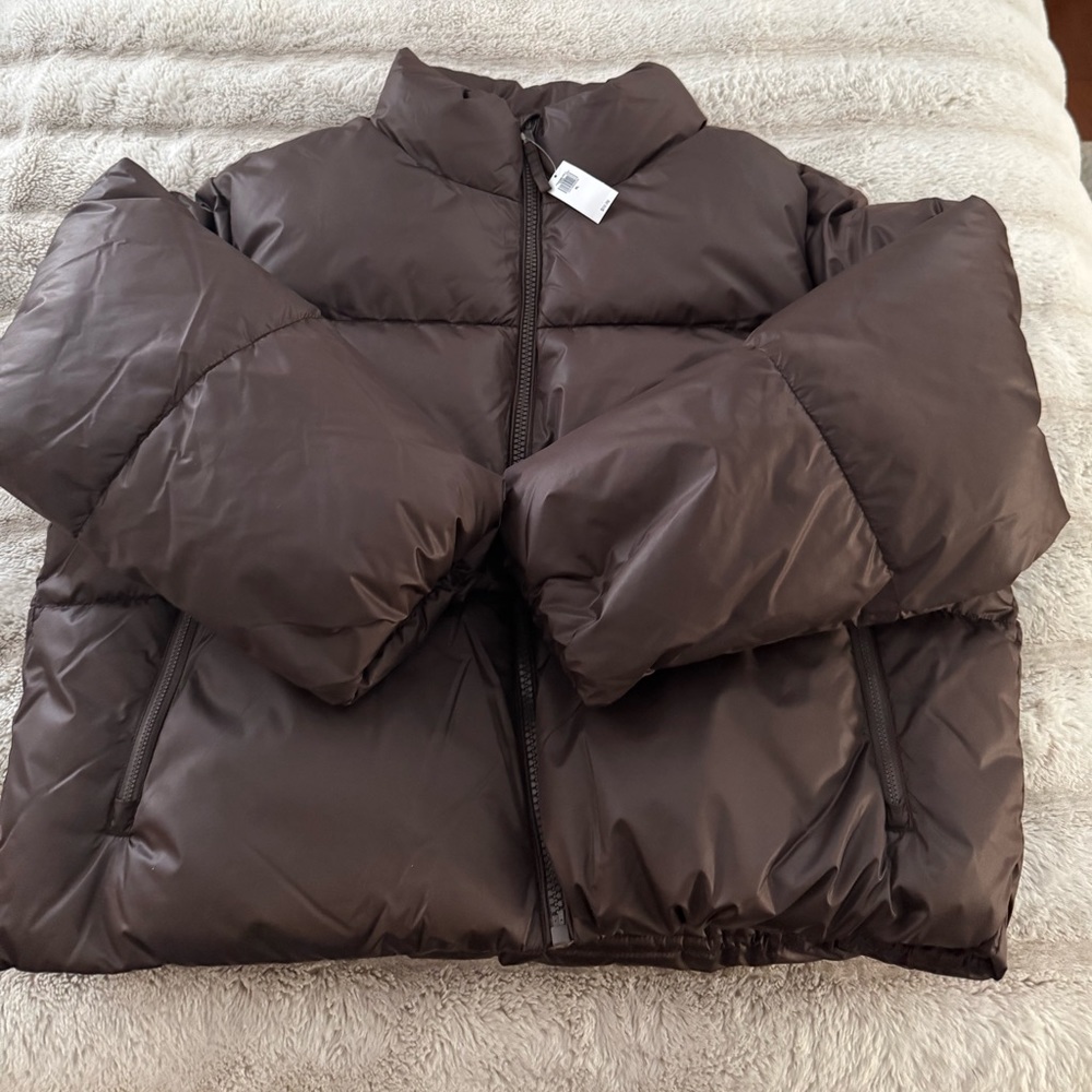 Oversized Crop Puffer Jacket